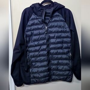 Men's Black Hooded Jacket